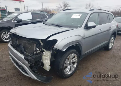 2021 Volkswagen Atlas 3.6L V6 Se W/Technology from USA, damaged, VIN 1V2WR2CA0MC586766